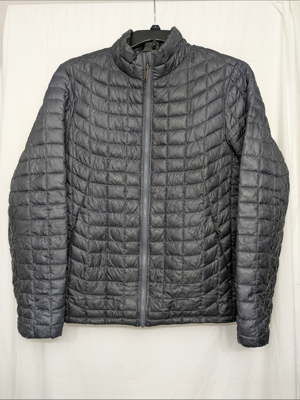 Ben Sherman Gray Quilted Puffer Jacket Mens M